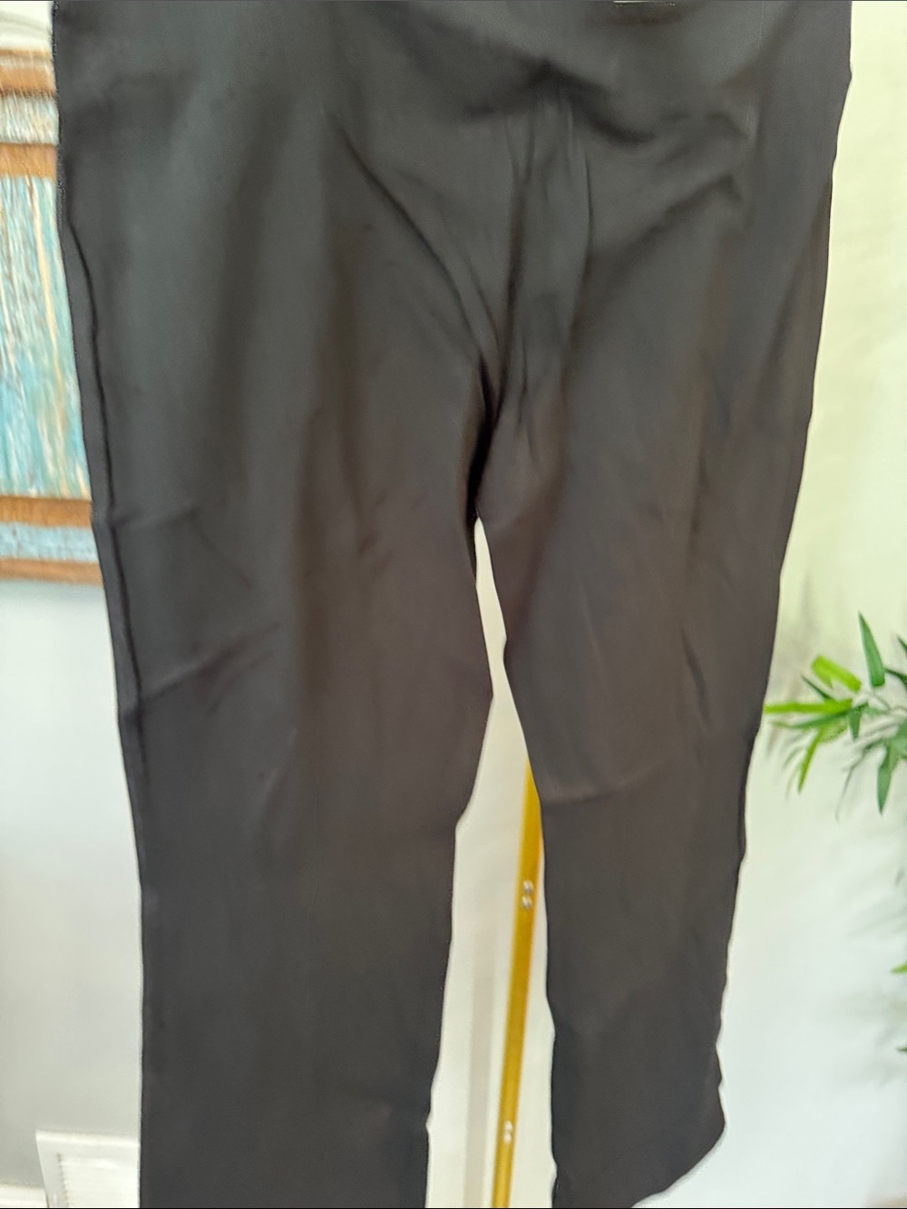 New York & Company Black Stretch bootcut Yoga Pants NWT L - Picture 3 of 16